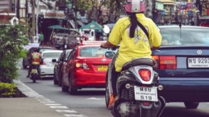 scooter-bangkok-police